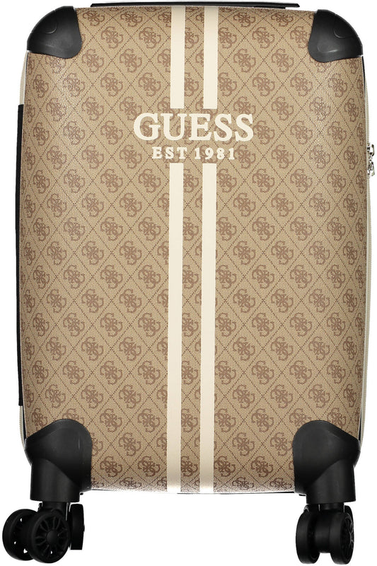 GUESS JEANS SMALL TROLLEY FOR WOMEN BEIGE